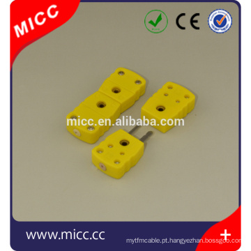 Mini conector MICC Tipo J com termopar